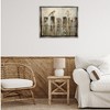 Stupell Industries Fence Perched Country Bird Floating Frame Canvas Art - 3 of 4