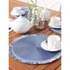 Round Fringed Placemat Set of 6 - image 4 of 4
