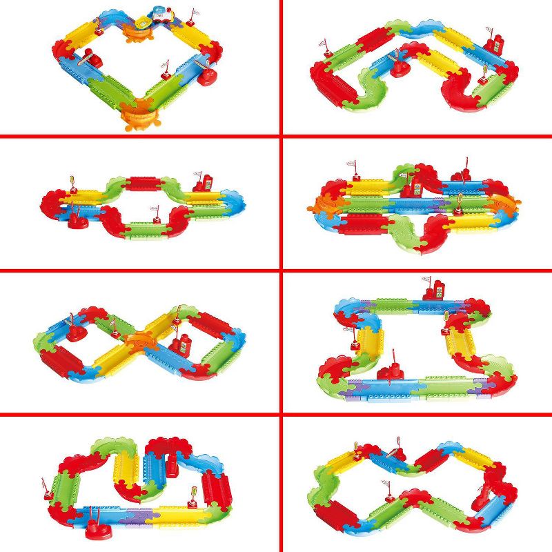Fun Little Toys 3D Puzzle Railway Train Tracks, 4 of 7