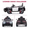 12V Kids Ride On Car, Licensed Dodge Challenger Electric Car with RC, Spring Suspension, Powered Ride On Toy Car for Child - 2 of 4