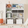 Kids Storage Organizer, Kids Bookshelf with Drawers, Modern Bookcase with Cubbies, Floor Storage Cabinet, Wooden  Storage Chest for Kids Room - 4 of 4