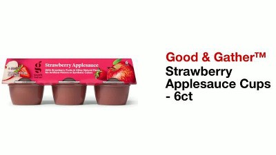 That's Smart! Strawberry Apple Sauce 6-4 oz Containers