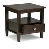 Vynxaria End Table - Tobacco Brown, 18.1" D x 20" W x 19.5" H - 3 of 4