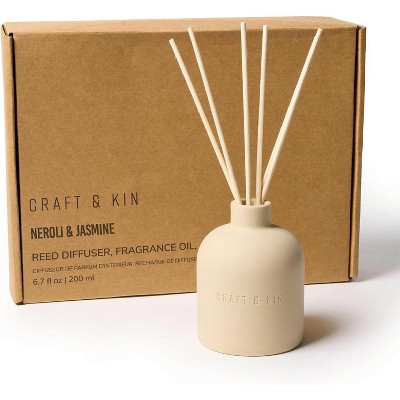 Craft & Kin Reed Diffuser Set Neroli & Jasmine 6.7oz