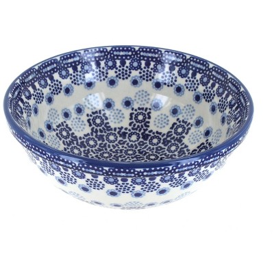 Blue Rose Polish Pottery Exton Cereal/Soup Bowl