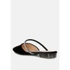 Turnon Velvet Diamante Detail Flat Women Mules - 3 of 4