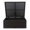 NicBex Storage Bench with Metal Frame PE Wicker for Bedroom and Entryway - image 2 of 4