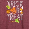 Women's - Disney - Trick Or Treat Lightweight French Terry Wide Neck Long Sleeve Shirt - 2 of 4