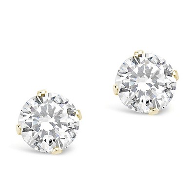 SHINE by Sterling Forever Sterling Silver CZ Stud Earrings