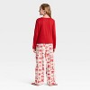 Girls' 2pc Long Sleeve Holiday Pajama Set - Cat & Jack™ - 2 of 4