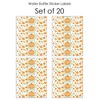 Big Dot of Happiness Little Pumpkin - Fall Birthday Party or Baby Shower Water Bottle Sticker Labels - Set of 20 - 3 of 4