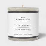 Pillar Cozy Cashmere Candle Gray - Threshold™