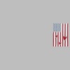 Women's Lost Gods Pocket Flag Hearts T-Shirt - 2 of 4
