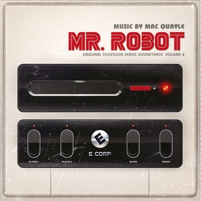 Mac Quayle - Mr Robot Vol. 4 (Original Soundtrack) - Clear Black/White Splatter (Colored Vinyl Clear Vinyl Splatter Black White)