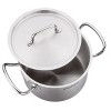 Korkmaz Gastro Proline 2.7 Liter Stainless Steel Casserole with Lid in Silver - image 4 of 4