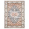 8x10 Vintage Boho Floral Area Rug, Washable Non-Shedding Low Pile Indoor Carpet - 2 of 4