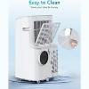 Efficient Cooling Portable Conditioner - 12,000BTUs, Dehumidifier & Sleep, Remote Control, Reusable Ideal for Rooms up to 550 Sq. Ft - 2 of 4