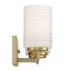 Designers Fountain Leavenworth 3 - Light Vanity in  Brushed Gold - 2 of 4