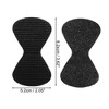 Unique Bargains Women's Bow Tie Shape Magic Tapes Hair Pads Black 2 Pcs - 4 of 4