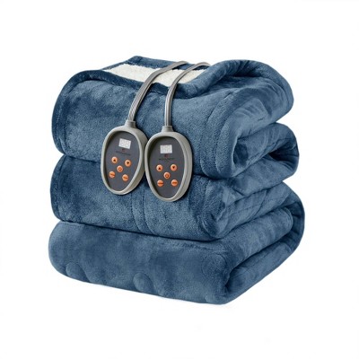 Plush to Berber Electric Heated Bed Blanket