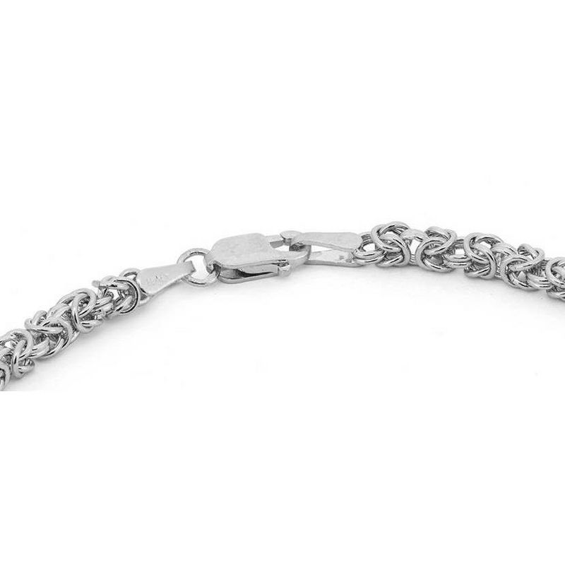 Tiara Sterling Silver Byzantine Bracelet, 2 of 3