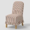 Rounded Back Slipcovered Dining Chair with Ruffle - Threshold™ - 2 of 4
