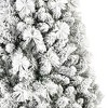 4' Green And White Slender Flocked Pine Christmas Tree - 4 of 4