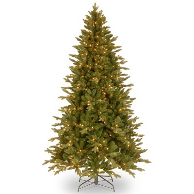 7.5ft National Christmas Tree Company Full Avalon Spruce Artificial Christmas Tree 500ct Clear
