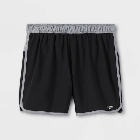 Speedo black hot sale shorts