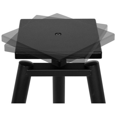 Monolith Black Steel and MDF 18in Speaker Stand