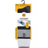 Heat Holders® Men's Franz Steeze ULTRA LITE™ Snowsports Long Socks | Thermal Yarn | Lightweight Winter Socks Tight Fit Shoes | Warm + Soft, Hiking, Cabin, Cozy at Home Socks | 3X Warmer Than Cotton - 2 of 2