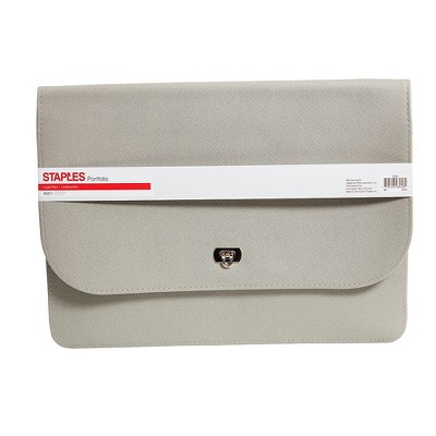 Staples Light Grey Document CS With Gold Closure 1" Expansion Legal (51823) 51823/TR51823