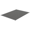 Resenkos Floor Mat Carpet,Indoor Door Mat,Reversible Outdoor Rug Carpet RV Camping Rugs with Carry Bag, 9' x 12', Black & White Clover 143" Black - 3 of 4