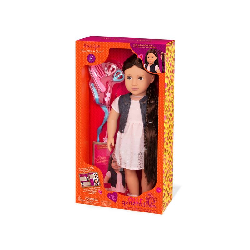 Our Generation Kaelyn with Style Book 18&#34; Hair Play Doll, 6 of 7