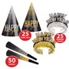 Beistle New Year Silver & Gold Midnight Burst - 3 of 3