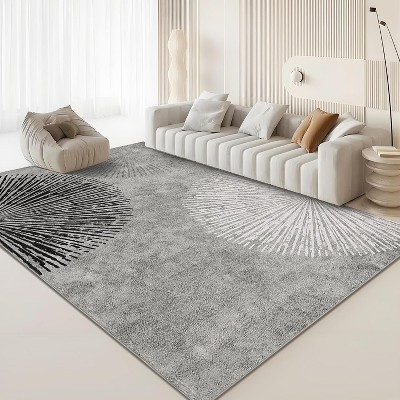 Area Rug,Washable Rug,100% Polyester,Soft Floor Carpet,Foldable Thin Rug,for Bedroom Living Room Dining Room