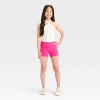 Girls' Foldover Bike Shorts - art class™ - 3 of 3