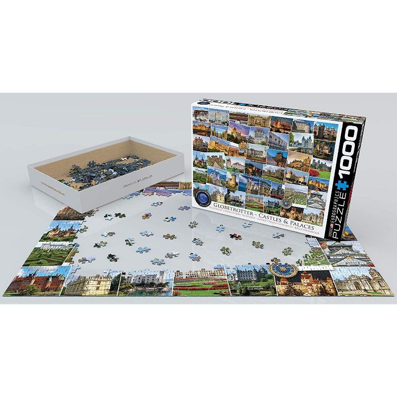 Eurographics Inc. Castles & Palaces Globetrotter 1000 Piece Jigsaw Puzzle, 3 of 7
