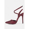 CHARMER Rhinestone Embellished Stiletto Sandals - 4 of 4