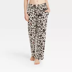 Women's Animal Print Beautifully Soft Pajama Pants - Stars Above™ Light Beige
