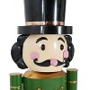Classic Iron Nutcracker Holiday Decor in Green and Red with Durable Iron Construction, 15.25 x 14.00 x 63.50 inches - 4 of 4