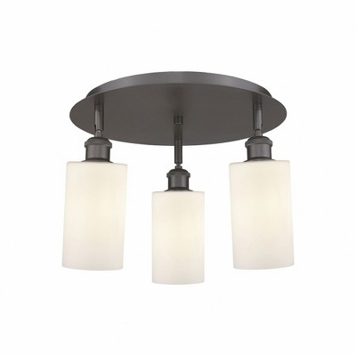 Clymer - 3 Light Flush Mount In Art Deco Style-9.38 Inches Tall and 15.63 Inches Wide