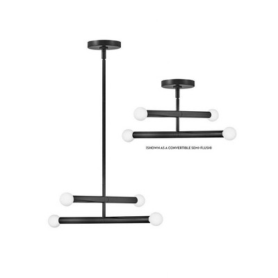 Lark Millie 4 - Light Pendant in  Black