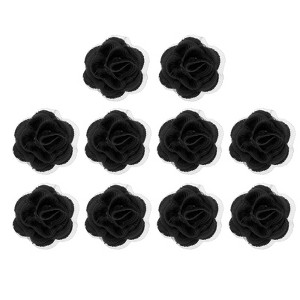 Unique Bargains Iron On Durable DIY Clothing Flower Lace Embroidery Applique 10 Pcs - 1 of 4