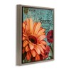 Stupell Industries Daisies with Antique French Backdrop Black Framed Floater Canvas Wall Art - 3 of 4