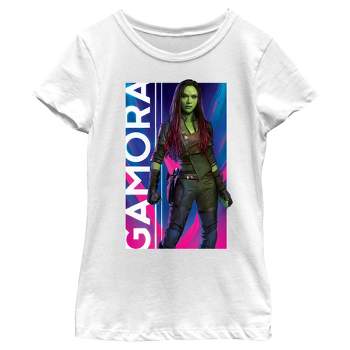 Girl's Guardians of the Galaxy Vol. 3 Gamora Poster T-Shirt