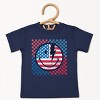 The Juniper Shop SmileyWorld Patriotic Checkered Lightning Toddler Short Sleeve Tee - 2 of 4
