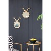 12.5inx 16inModern Gold Round Mirror with Aluminum Frame, Wall Decor for Entryway Living Room Hallway - 3 of 4