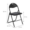 Folding Chairs 2/4 Pack with Cushion - image 2 of 4