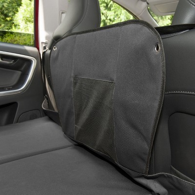 Gray Deluxe Hard Base Pet Car Seat Protector with Carry Bag
